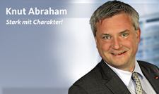 CDU Kreisverband Elbe-Elster - CDU-Europakandidat <b>Knut Abraham</b> informiert: - 21